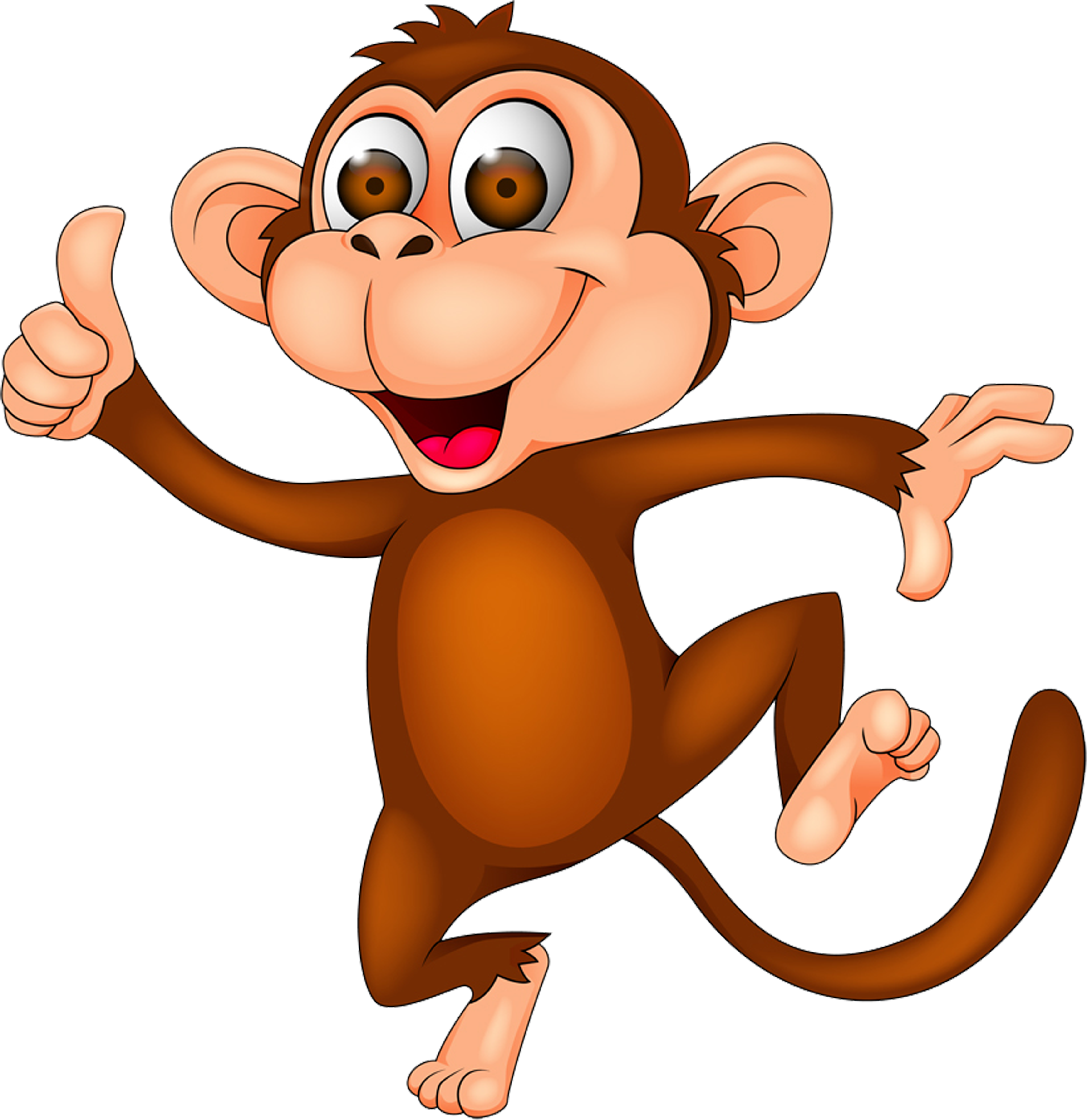 Monkey Cartoon Clip Art - Monkey Cartoon (5000x5000)