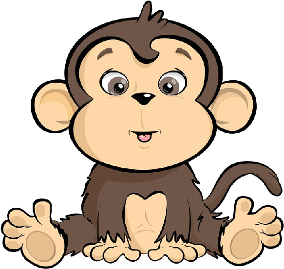 Clipart Of Cartoon Monkeys Monkey Image 14 Png 600 - Monkey Cartoon (600x600)