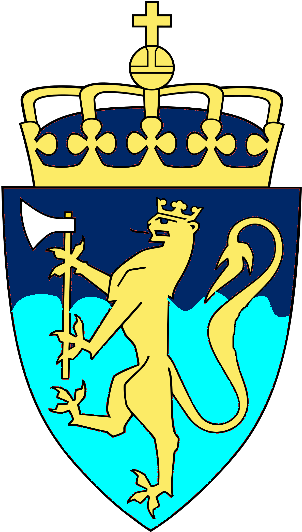 Flag, Coat Of Arms - Norway Coat Of Arms (407x568)