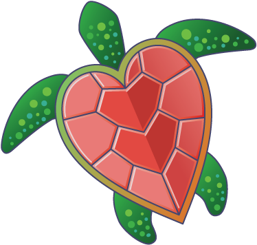 Turtle Clipart Valentine - Happy Valentines Day Turtle (414x376)