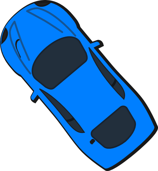 130 Svg Clip Arts 552 X 597 Px - Car Top View (552x597)