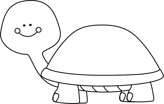 Black And White Black And White Blank Turtle - Black And White Turtle (550x349)