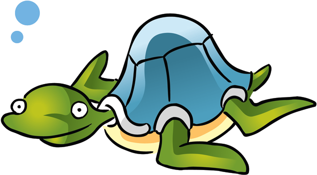 Harcourt, Miafaye, Turtle Bay - Cute Animal Cartoon (654x414)