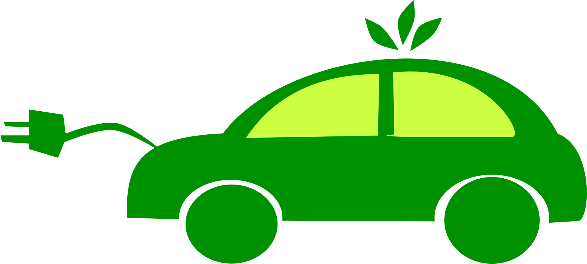 Big Image - Electric Car Clipart (2400x1800)
