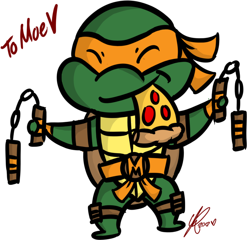 Turtle Clipart Michelangelo - Teenage Mutant Ninja Turtles Michelangelo (900x900)
