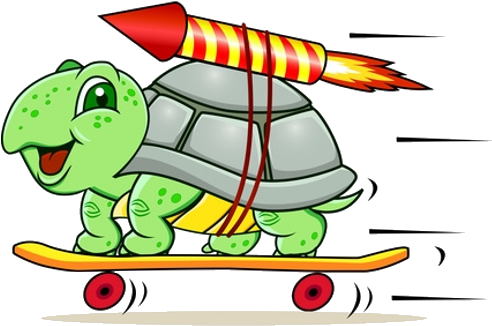 Cartoon Tortoise And Turtle Clip Art Images - Clipart Funny Turtle (500x500)