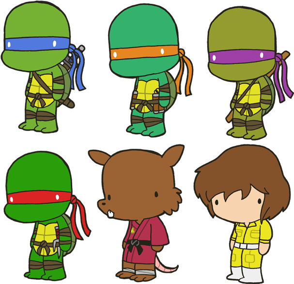 Teenage Mutant Ninja Turtle Clipart For Stickers - Donatello (610x625)
