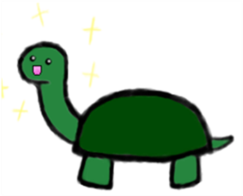 Turtle Clipart Derpy - Derpy Turtle (420x420)