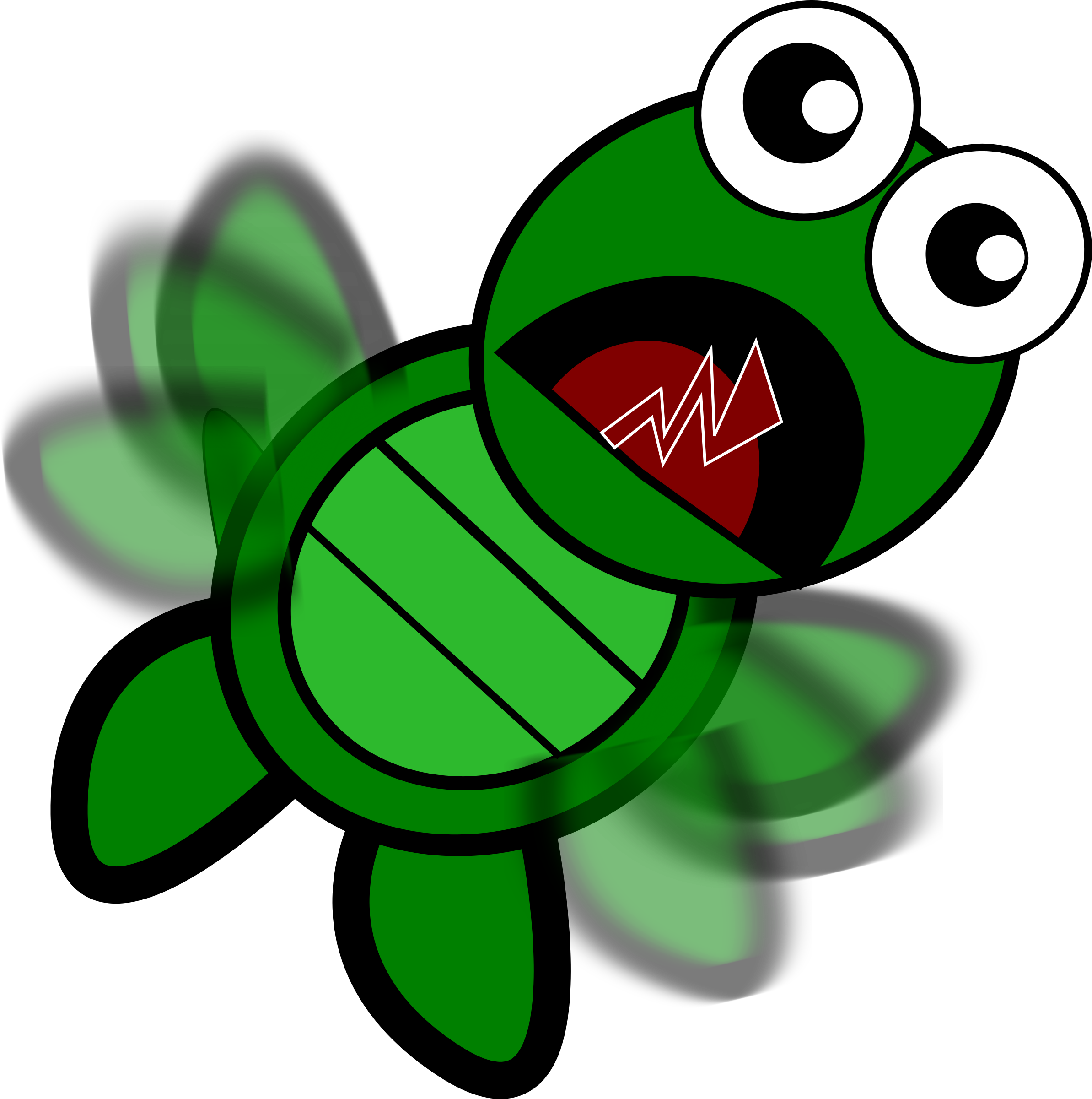 Free Turtle Free Boy And Turtle Free Turtle-flapping - Cartoon Turtle Falling (2446x2400)