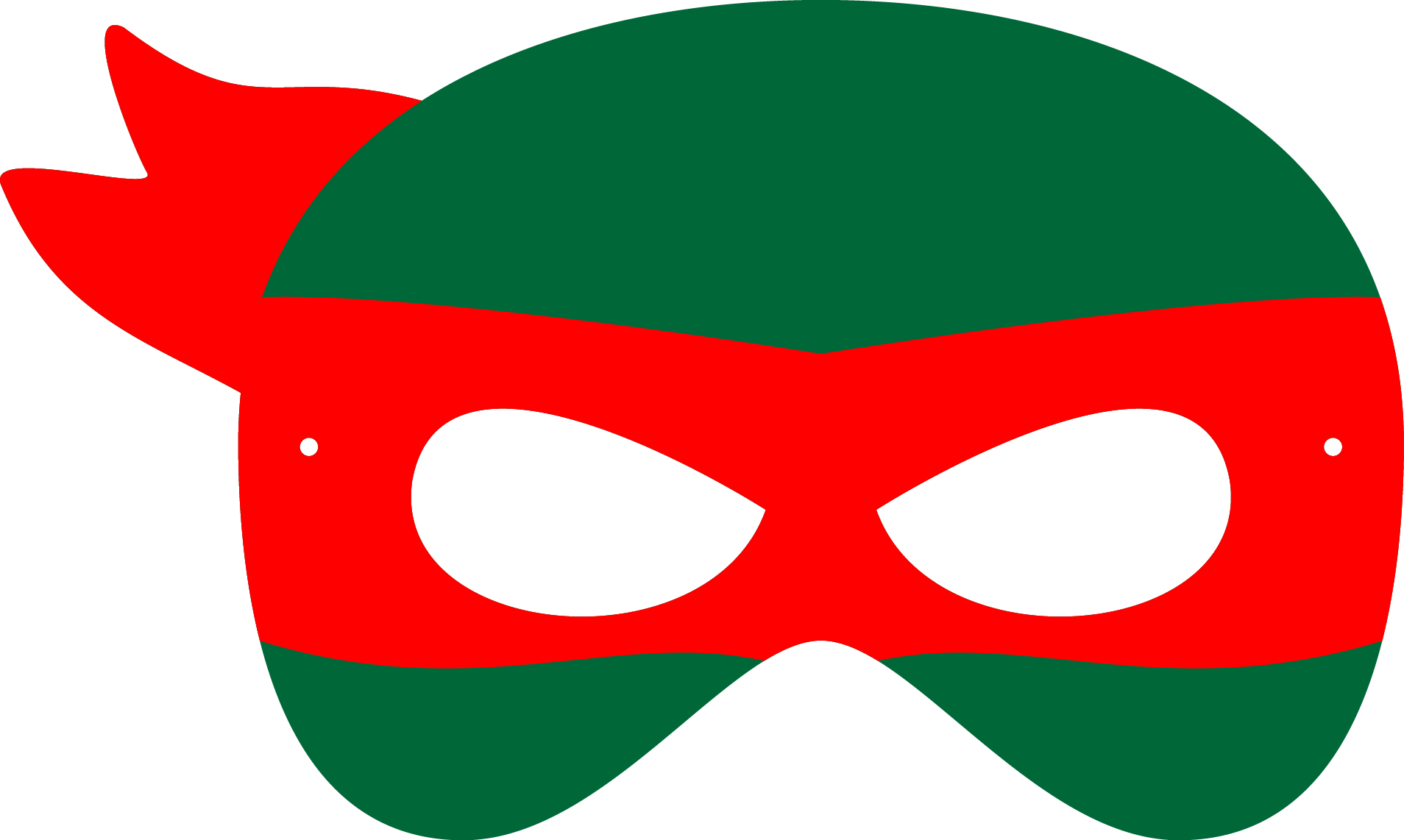 Ninja Turtle Mask Template Printable - Ninja Turtles Mask Printable (1908x1142)