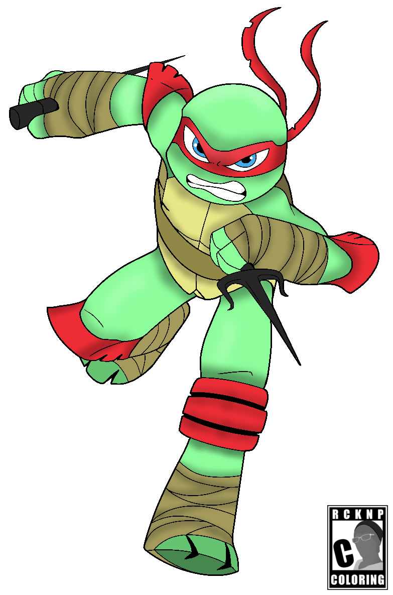 Ralph = Ninja Turtles By Rcknp - Ninja Turtles Colored (783x1185)