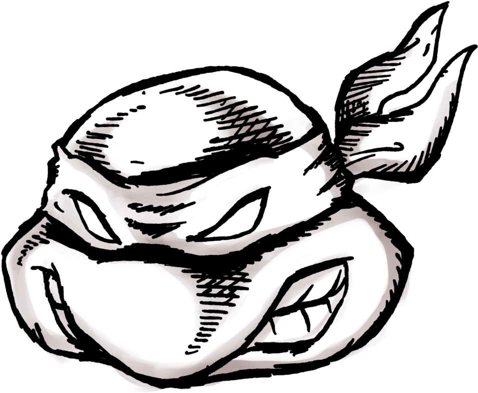 Theblindalley Tmnt Mirage Comics Style Leo By Theblindalley - Black And White Tmnt Comic (1024x839)