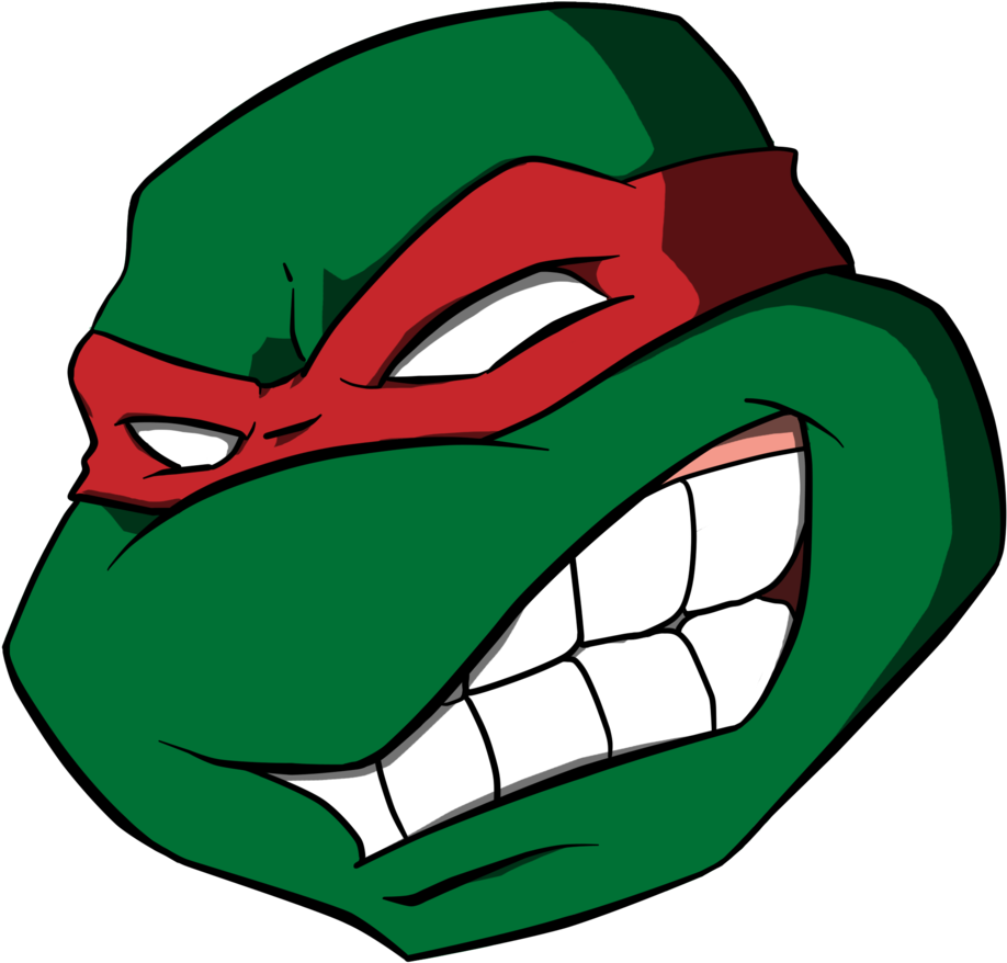 Raphael Leonardo Donatello Michelangelo Teenage Mutant - Tmnt Cartoon Faces (1024x996)