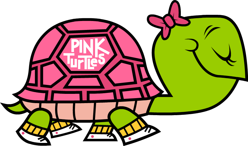 Photo - Pink And Green Turtle (801x473)