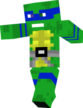 Teenage Mutant Ninja Turtles Skins And Freefall Atari - Minecraft Skins Ninja Turtle (314x412)