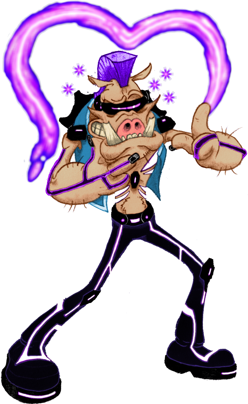 Tmnt Bebop (colored) By 4xeyes1987 - Teenage Mutant Ninja Turtles Bebop (1024x1640)