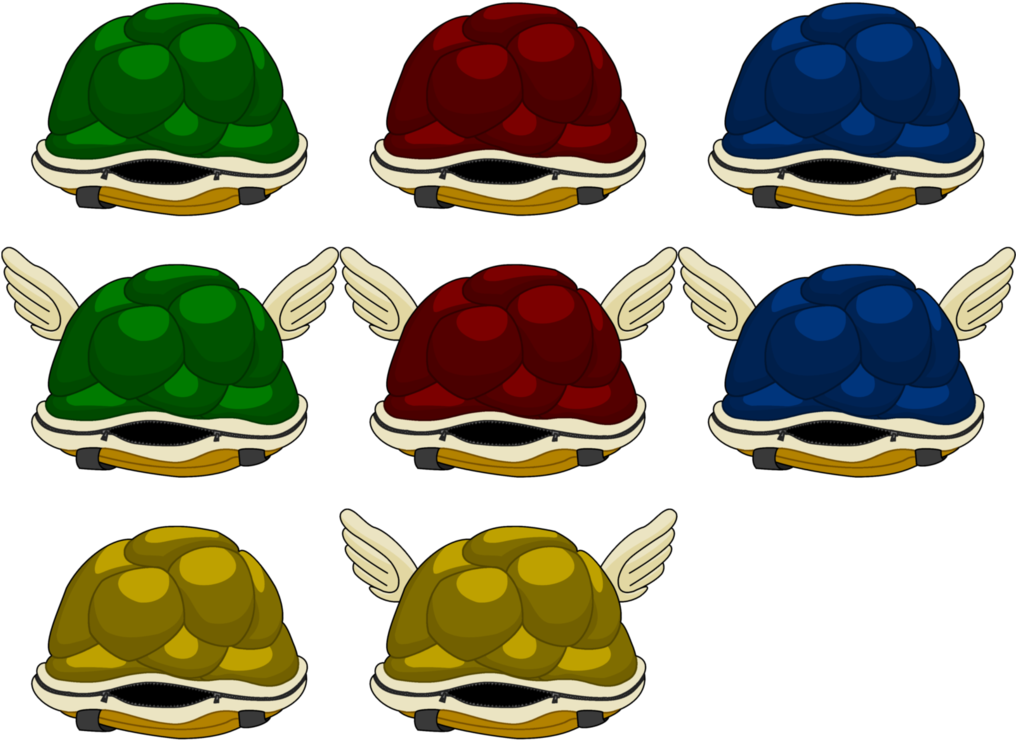 Koopa Shell Colours By Turpinator77 - Koopa Shell Colors (1015x787)