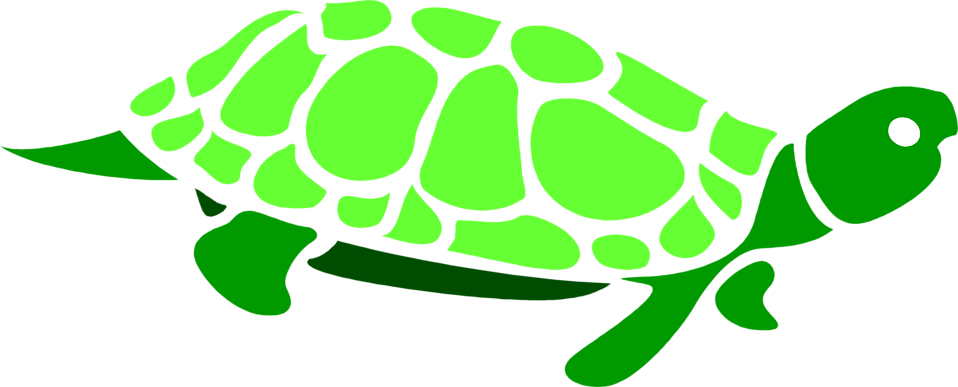 Turtle Clipart Transparent Background - Turtle Vector Transparent Background (958x387)