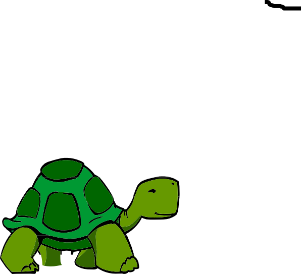 Green Turtle Clip Art At Clker - Turtle Clipart Transparent (600x543)
