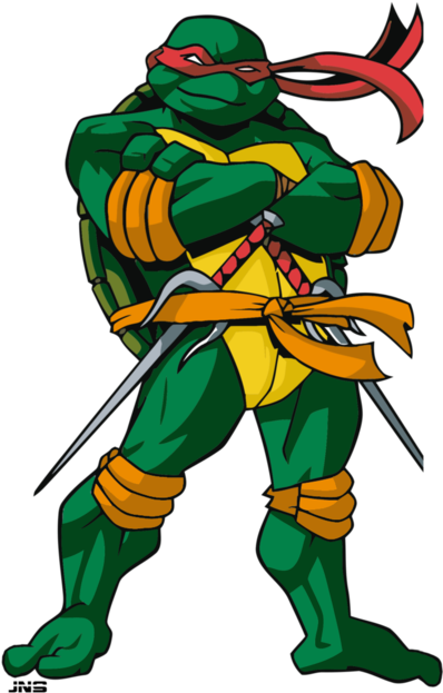 Ninja Turtles Clipart Nina - Raphael Teenage Mutant Ninja Turtles April (400x640)