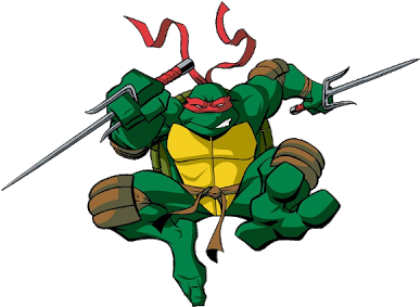Turtle Clipart Raphael - Raphael Ninja Turtle Png (400x400)