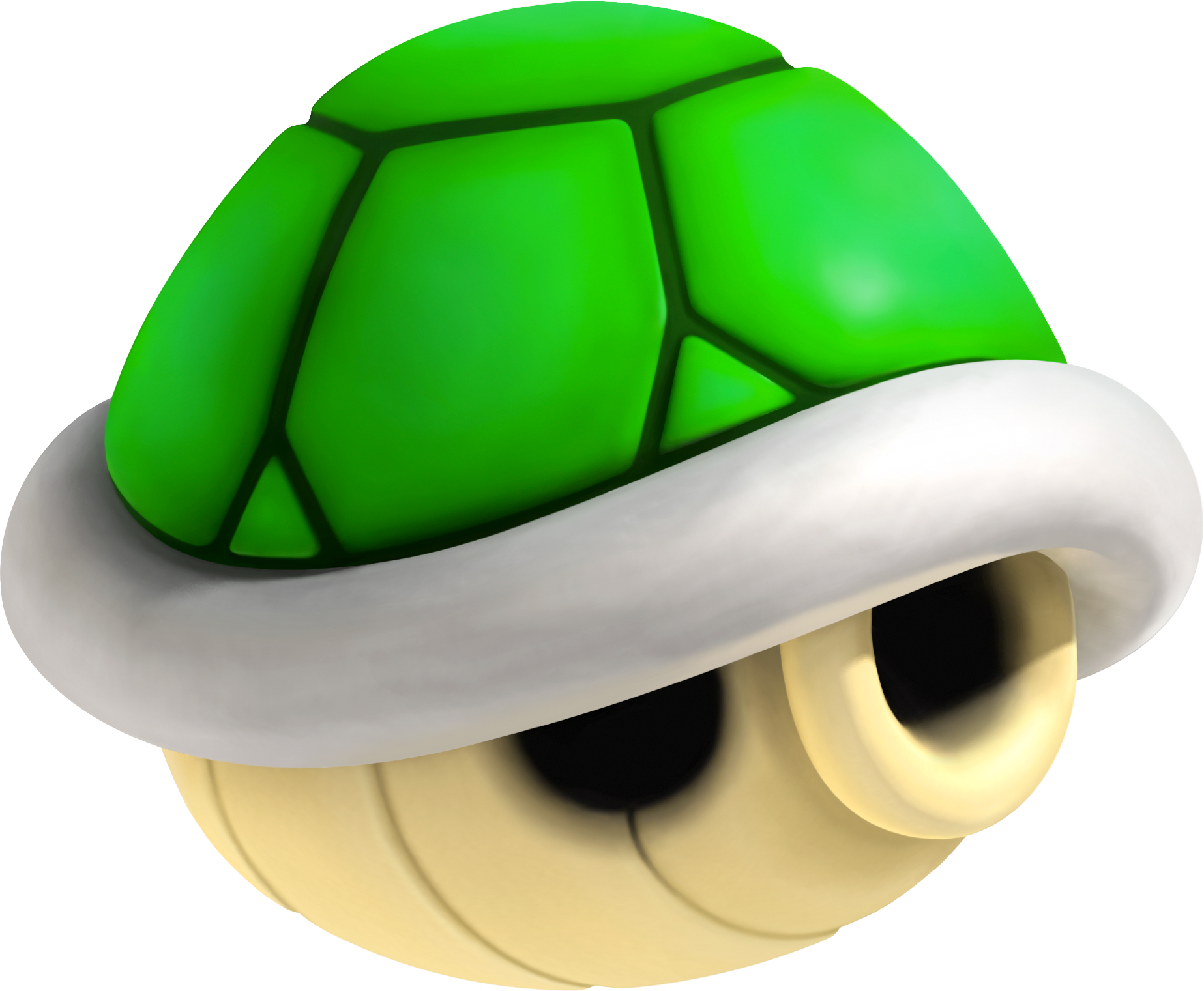 Green Dash Cliparts - Mario Kart Red Shell (1847x1521)