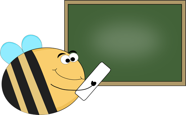 Bee Chalkboard - Chalk It Up To An Amazing School Year (600x371)