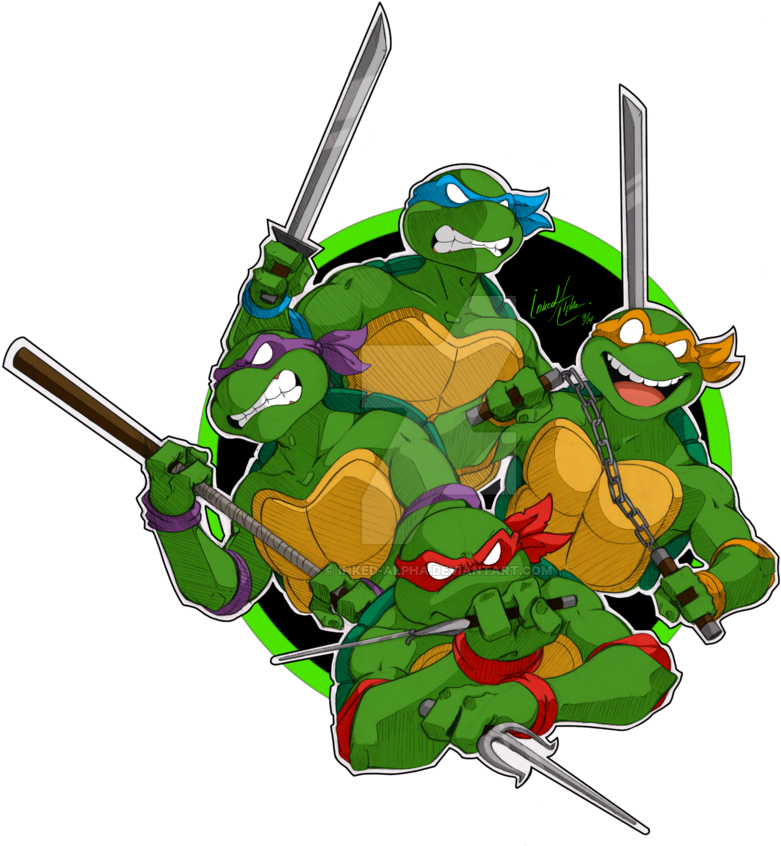 Teenage Mutant Ninja Turtles - Art (900x853)