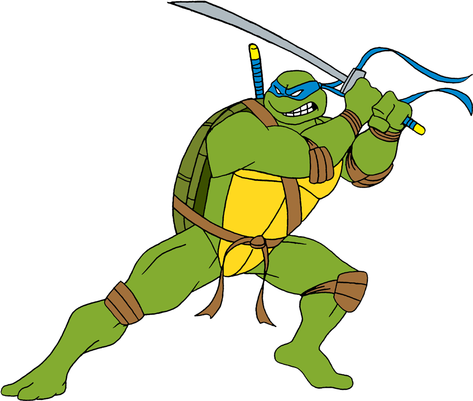 Ninja Turtles Leonardo Png (970x810)