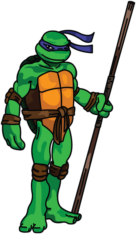 Ninja Turtles - Donatello Ninja Turtle Drawing (450x800)