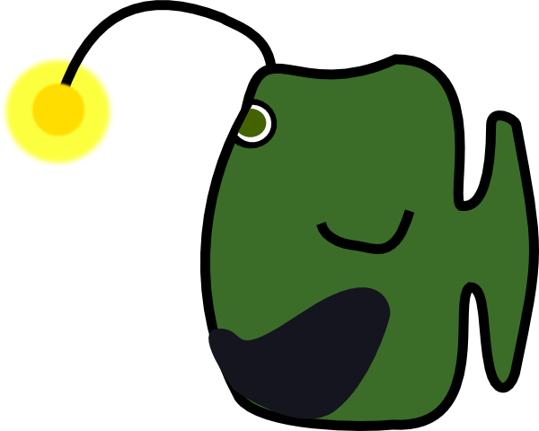 Deep Sea Fish Clip Art - Deep Sea Fish Clip Art (600x480)