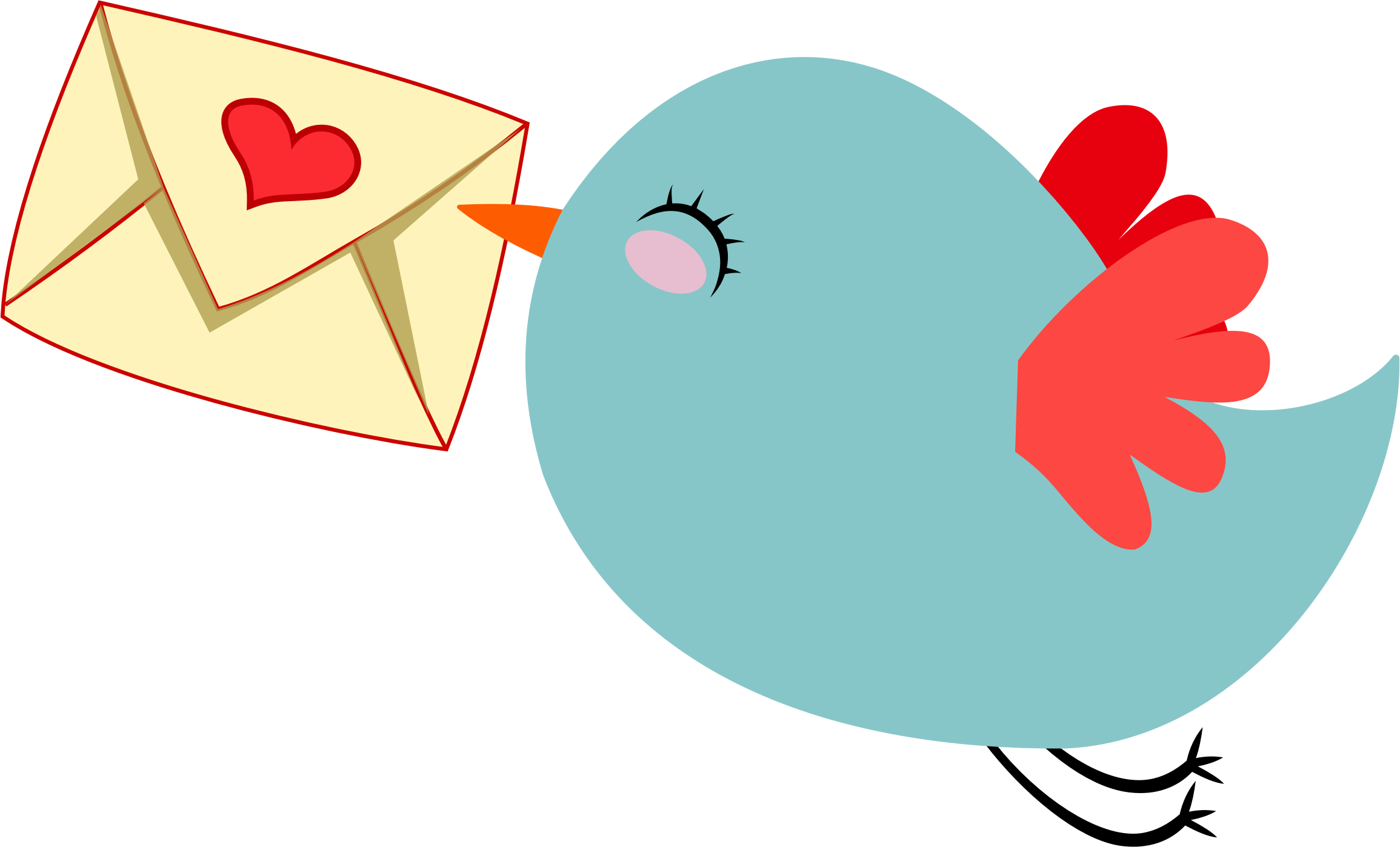 Cute Mail Clipart - Cute Mail Clipart (2310x1398)