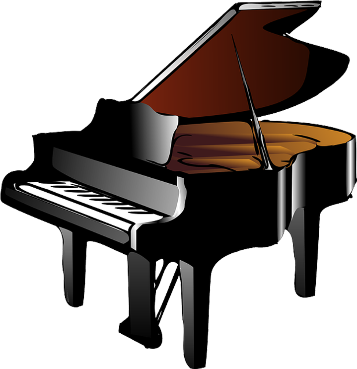 Download Png Image - Black Yamaha Grand Piano (1024x768)