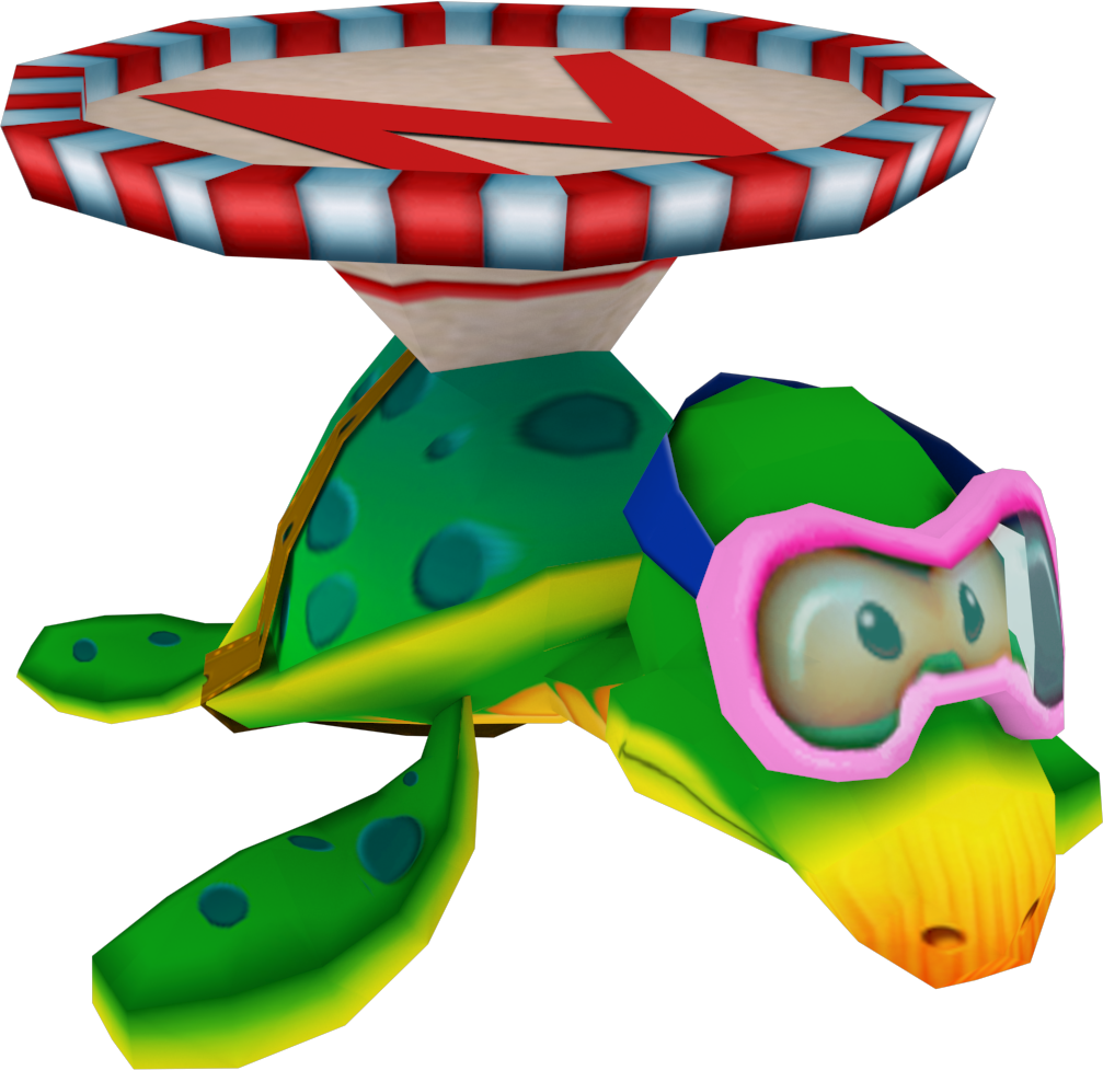 Sea Turtle - Crash Bandicoot 2 Enemies (1007x977)