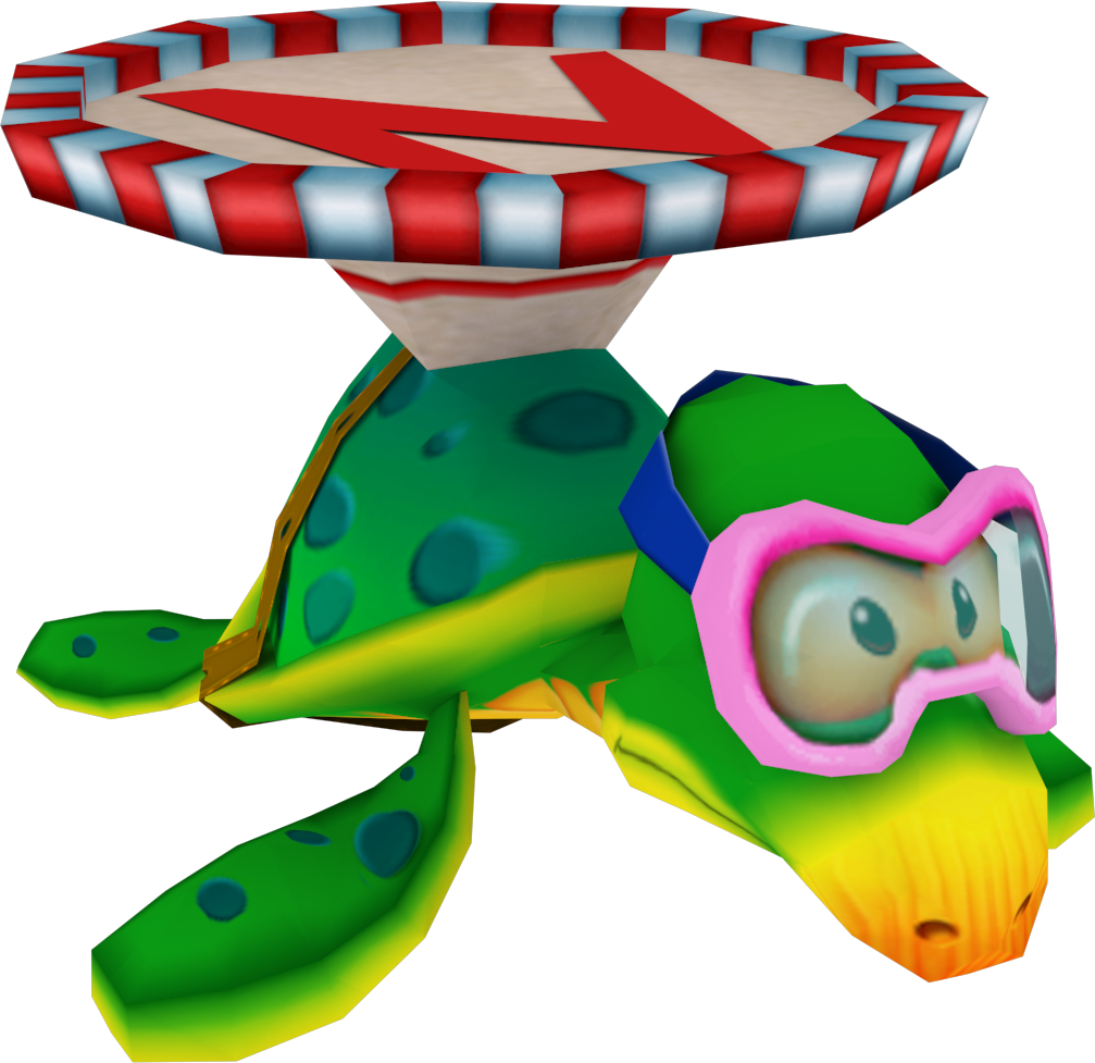 Sea Turtle - Crash Bandicoot 2 Enemies (1007x977)