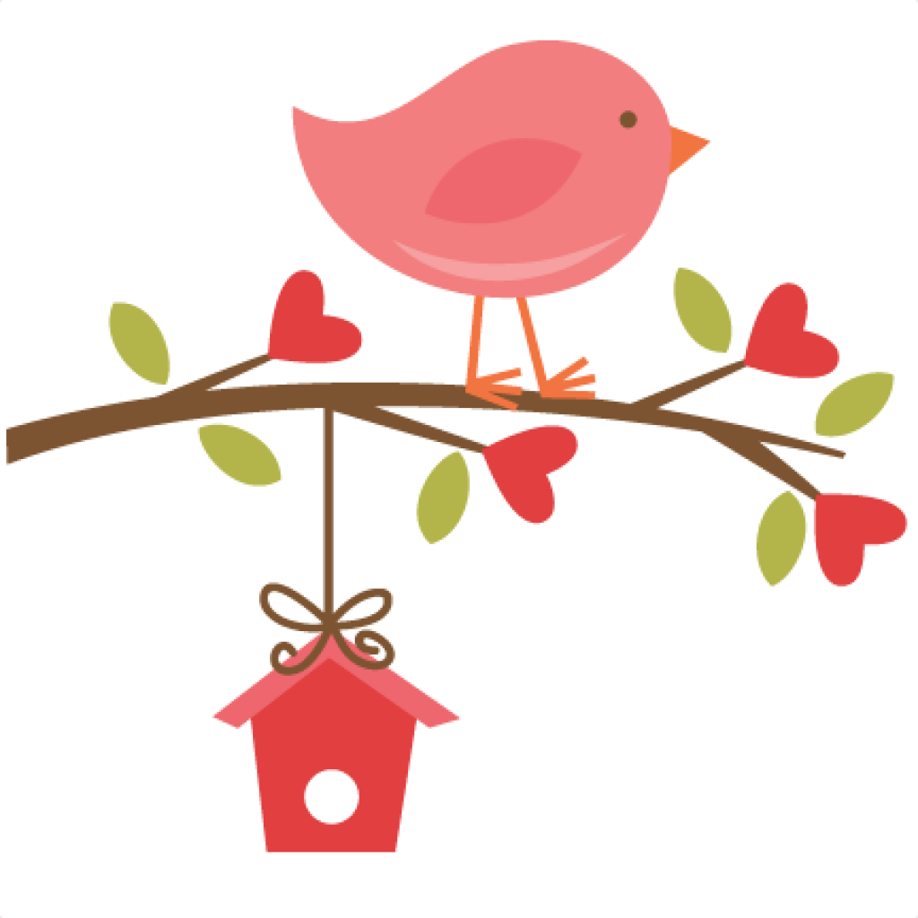 Clip Art Of A Bird On Branch Library - Bird On Branch Clip Art (1024x1024)