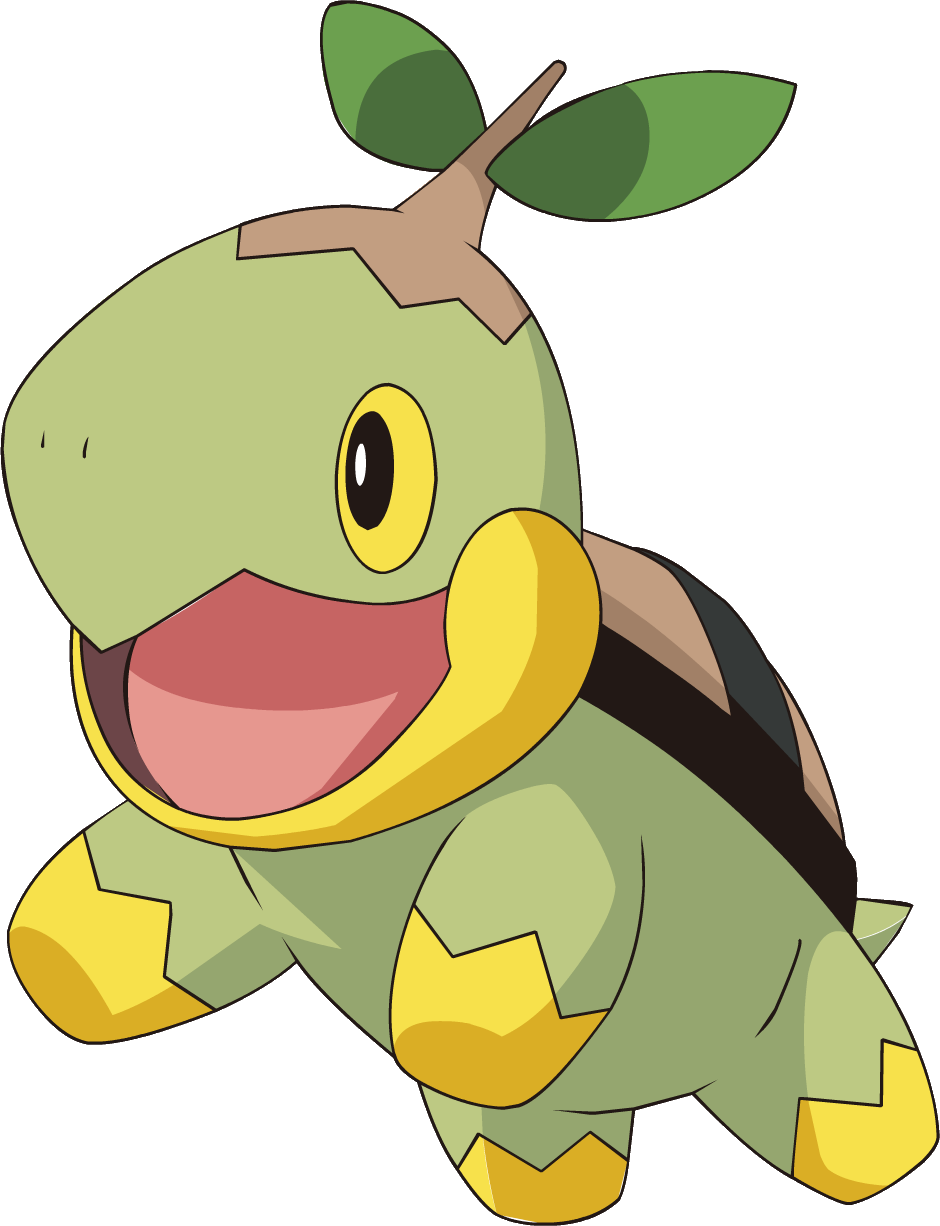 Turtwig Clipart - Pokemon Diamond And Pearl Dvd (940x1226)