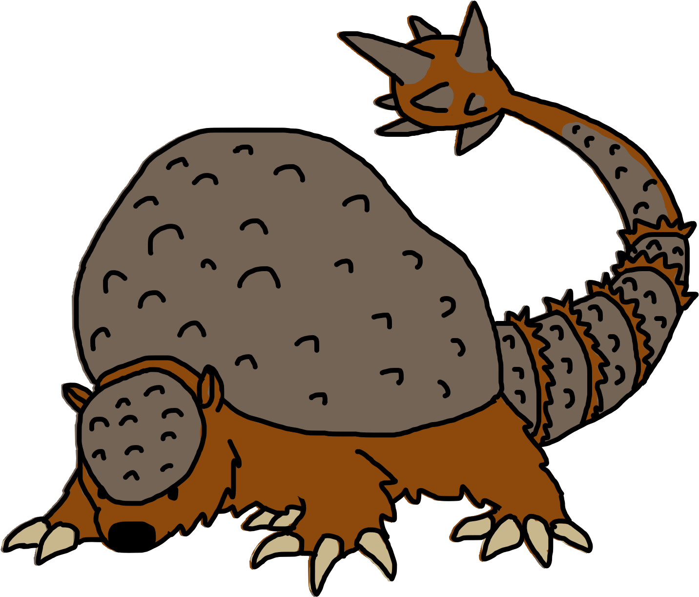 Doedicurus By Themightysaurus Doedicurus By Themightysaurus - Chibi Doedicurus (1600x1400)