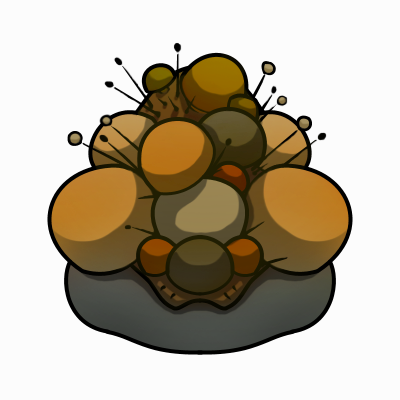 Giant Mushroom Cyclops That's Highly Resistant To Bullets - Grape (400x400)