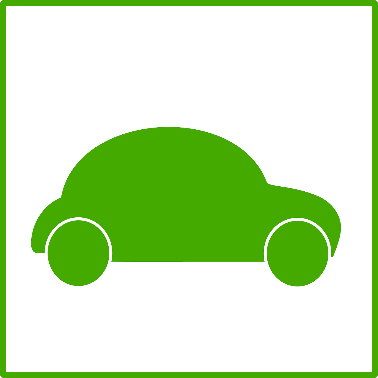 Free Eco Green Car Icon - Car Green Icon (1280x1280)