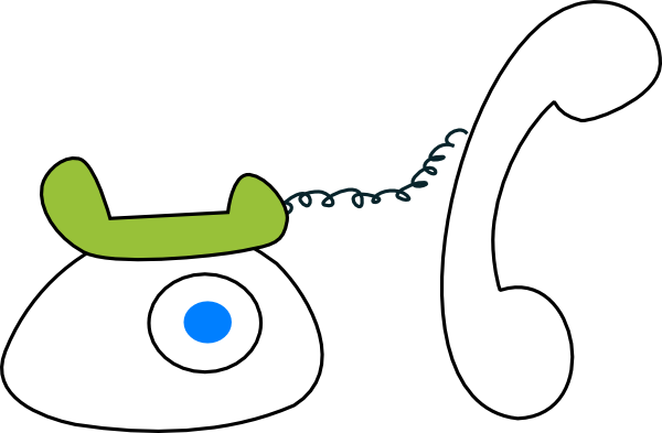Cartoon Phone Outline - Cartoon Phone Outline (600x393)