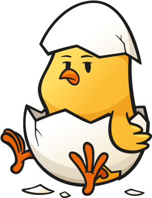 Clipart Kırık Yumurtanın Içindeki Civciv - Mind-melting Matching Game Activity Book [book] (470x435)