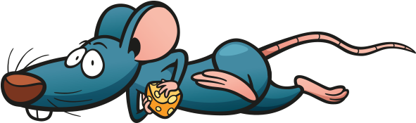 Clipart Kaçan Fare - Illustration (590x419)