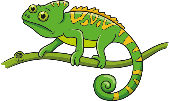 Clipart Bukalemun Hayvanı - Bukalemun Clipart (624x470)