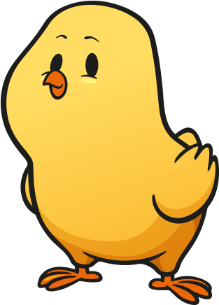 Clipart Sevimli Civciv - Vector Graphics (470x435)