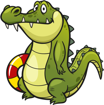 Clipart Simitli Timsah - Crocodiles Cartoon (508x412)