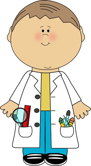 Science Clip Art - Kid Scientist Clipart (302x550)