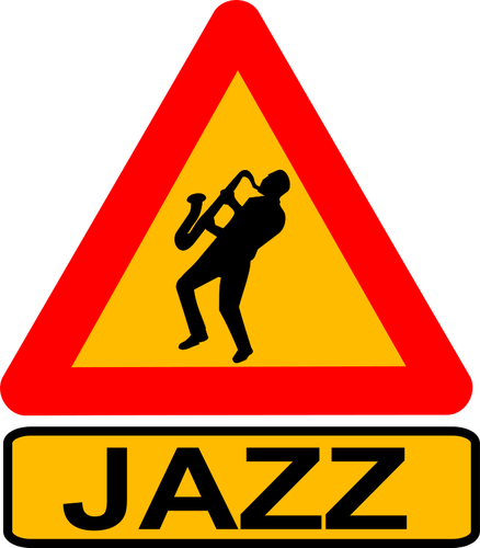 8959 Blank Warning Sign Clip Art Public Domain Vectors - Don T Like Jazz (438x500)