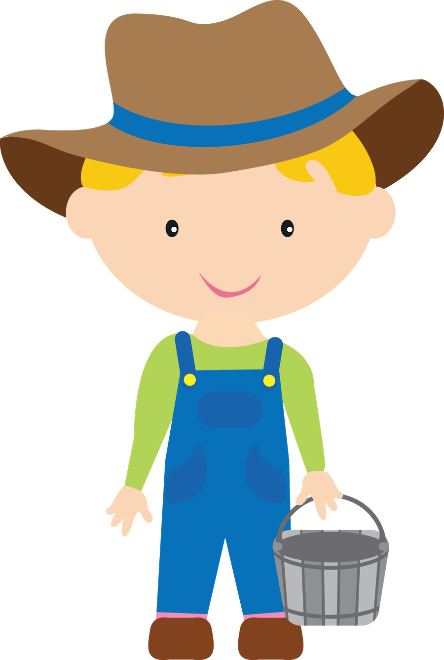 Fazenda 2 - Minus - Farm Boy Clipart (900x1336)
