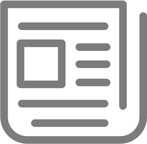 Butner News - Newspaper Svg (512x512)